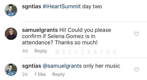 SGAward's tweet photo. A Interscope enviou o lead-single do SG2 para o IHeart Radio Summit.
#Selenators
#BestFanArmy 
#iHeartAwards https://t.co/xNZsPgjyxK
