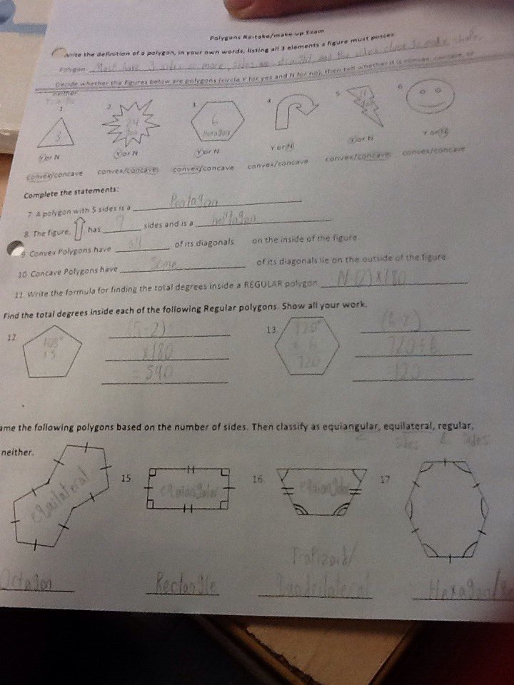 clow_cdclow5's tweet photo. Fantastic Geometry in Ms. Gunn's VE Modified classroom at Deltona Middle! Heptagons, Dodecagons, Octdecagons Oh My! https://t.co/jysSsXgeuM