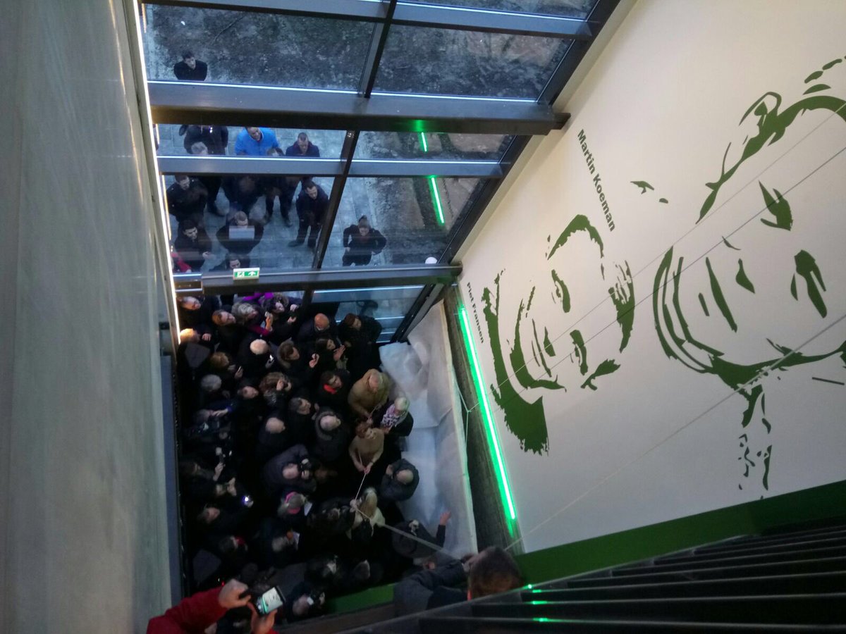 Hommage aan het Oosterparkstadion #opening appartementen Zaagmuldersweg Groningen