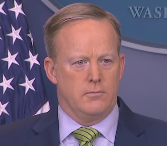 Is it just me or is press secretary #SeanSpicer the same kind of orange as #DonaldTrump? #TheOrangeHouse