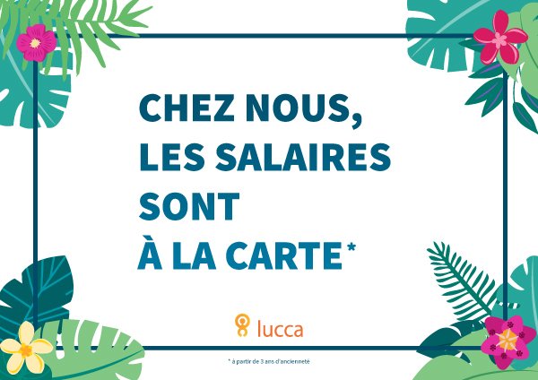 LuccaSoftware's tweet photo. Retrouvez-nous le 11 février au #StartupCareerDay @bymaddyness @1001_startups @EchosStart #job #career #àlacarte #onRecrute https://t.co/4ueOz1nvcY