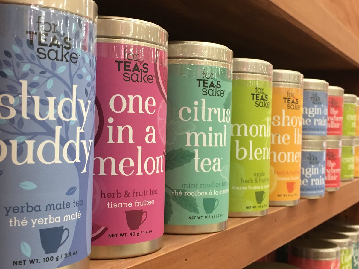 A hot cup o' tea might be what you need 2 get you through these chilly days in Kamloops!Check out our selection of yummy  @ForTeasSake tea!