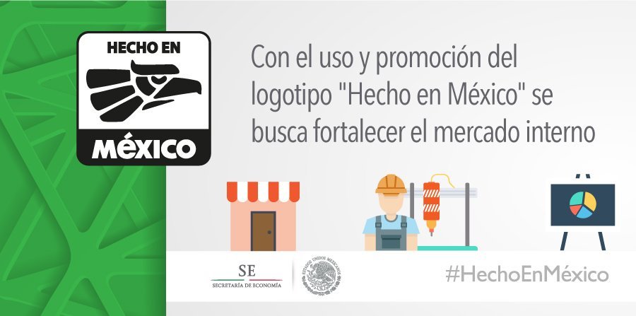 PresidenciaMX's tweet photo. ¡#HechoEnMéxico promueve el consumo de los productos nacionales e impulsa la competitividad! https://t.co/qJBunZWnjf