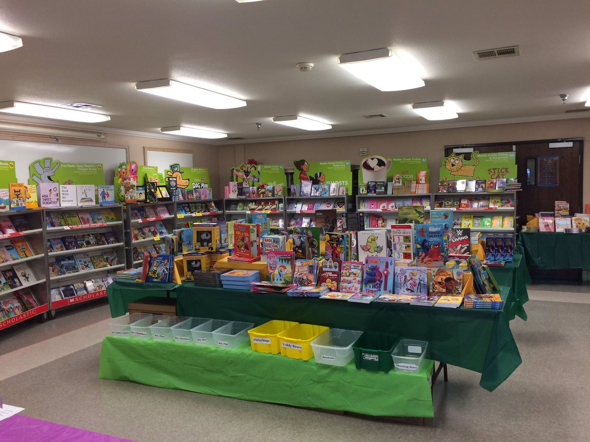 CCSCamarillo's tweet photo. First day of the Scholastic Book Fair! Come by tonight during open house. We will be open 6pm - 8:30pm. https://t.co/bsKoxupV67