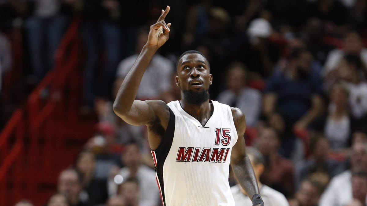 The Miami Heat are releasing Derrick Williams and signing forward Okaro White to a two-year contract (<a href="/ShamsCharania/">Shams Charania</a>). #HeatNation