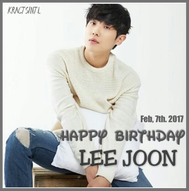 [HAPPY BIRTHDAY LEE JOON]   