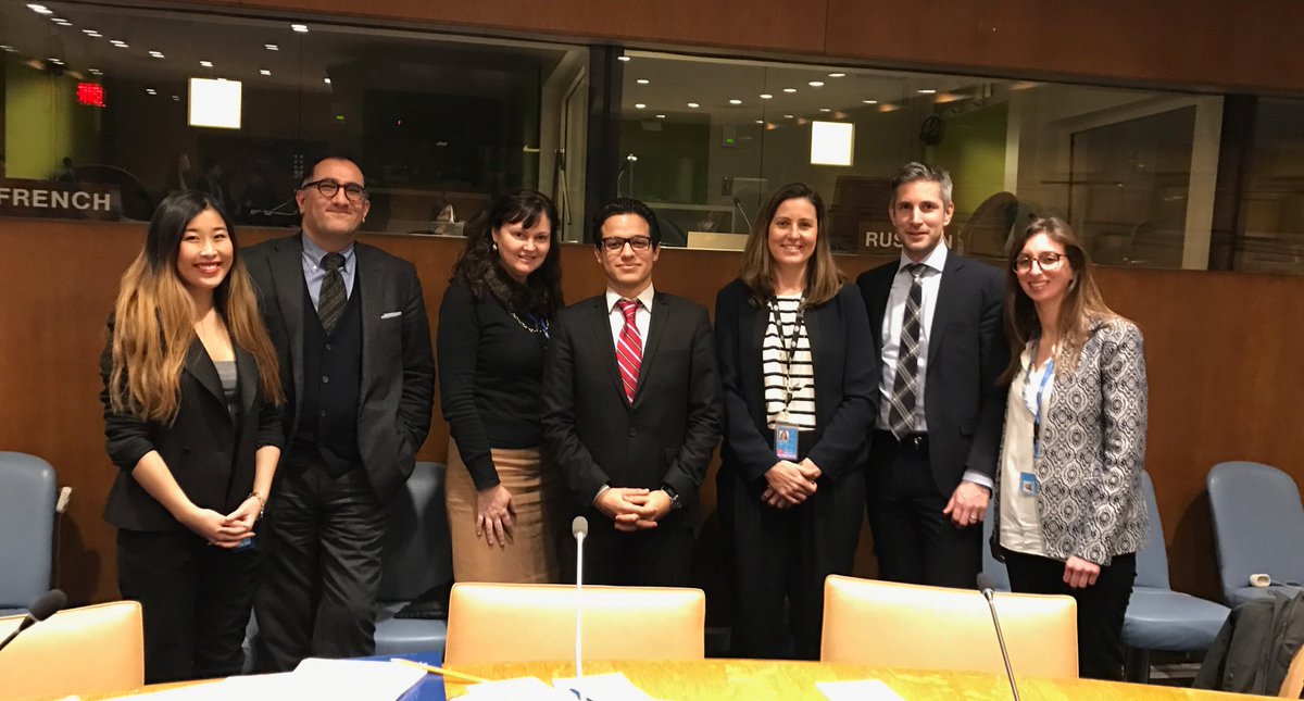 MGhedira's tweet photo. Thank you @UN4Youth for invinting me to speak about the Tunisian Youth Delegate Program during this great side event #CSocD55 @WFUNA https://t.co/gkI41Ex5cn