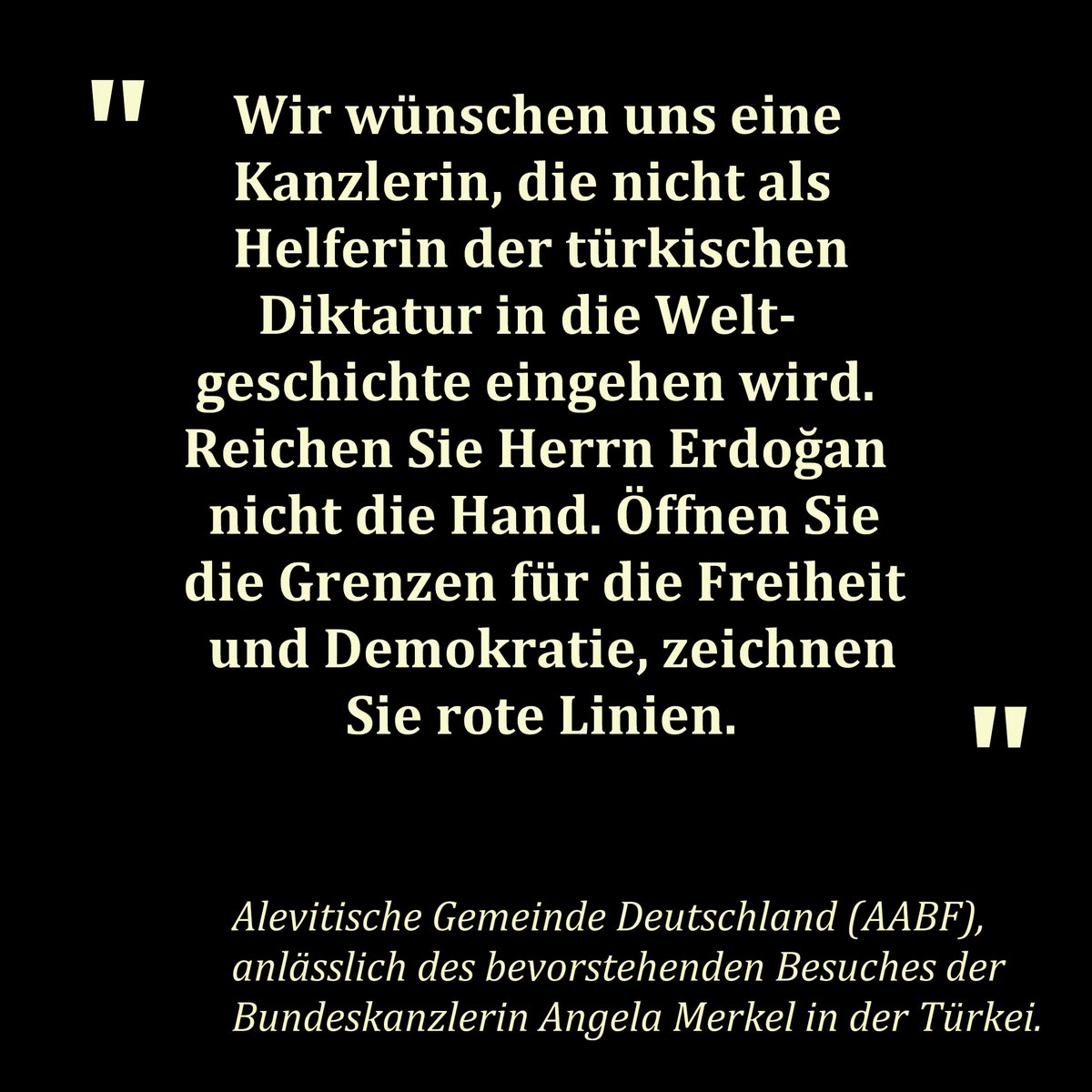 Offener Brief der <a href="/AABFde/">AABF Deutschland</a> an Bundeskanzlerin Merkel &amp; die Bundesregierung: alevi.com/de/?p=8816

<a href="/spdde/">SPD Parteivorstand 🇪🇺</a> <a href="/cducsubt/">CDU·CSU</a> <a href="/dieLinke/">Die Linke</a> <a href="/Die_Gruenen/">BÜNDNIS 90/DIE GRÜNEN</a>