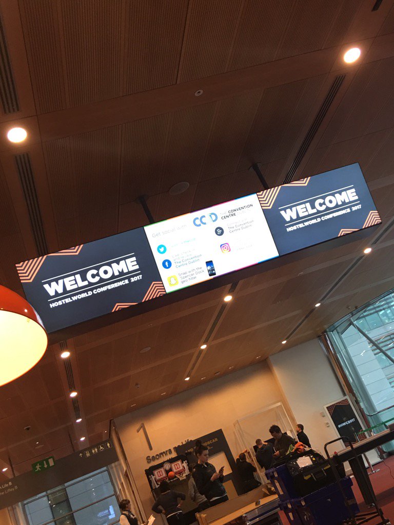 sheard19's tweet photo. #hostelworld2017 attending the investor day as a #jo&amp;joe tripster https://t.co/2yUV54hzyz