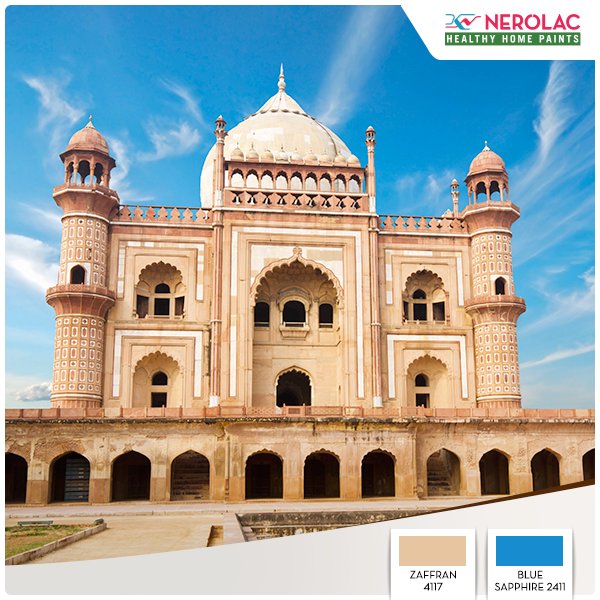 Nerolac_Paints's tweet photo. The redding brown of sandstone meets the pristine white of marble #ColoursOfIndia #Colourspiration #SafdarjungTomb https://t.co/kf0BaPKn3X