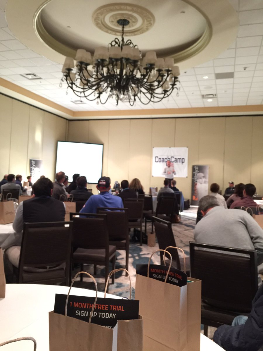 SwingCatalystEU's tweet photo. #CoachCampUSA underway! Great lineup during this 2 day event using @SwingCatalyst @ForesightSports https://t.co/LML7RzFlWv