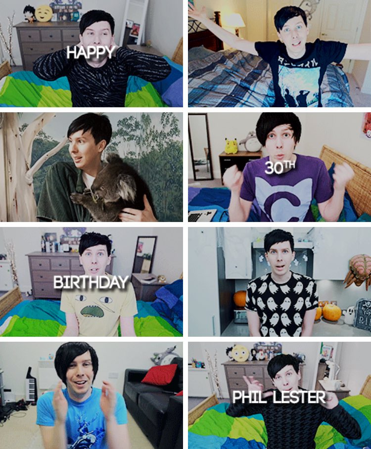 Happy birthday Phil Lester! the last  7 years would\ve been nothing without you! 