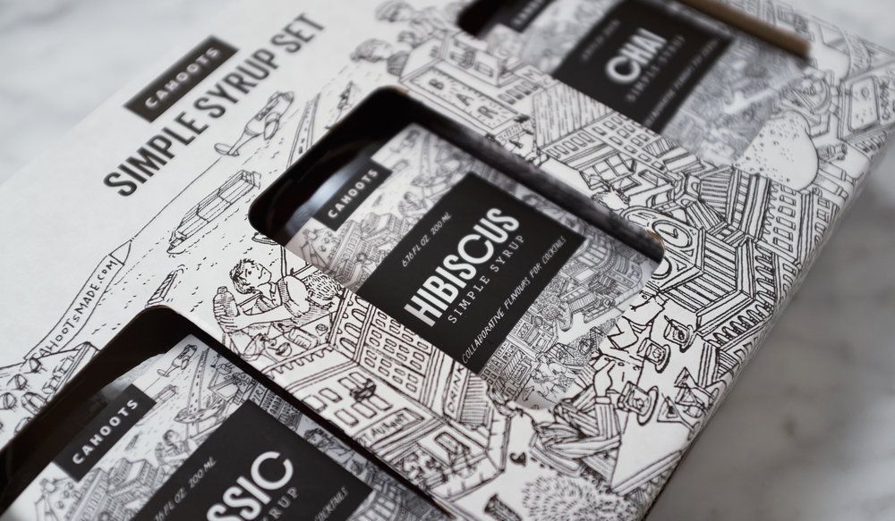 TheDieline's tweet photo. We spoke with Ross Milne at Cahoots Cocktail Co about the process for designing their lively labels. https://t.co/J3B3RooI9I #packaging https://t.co/KW7BsB2wTm