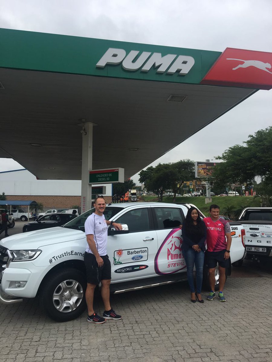 StevalPumas's tweet photo. The @StevalPumas thank @Milviforce Puma N4 owner Tshepiso Phosa who has renewed their fuel sponsor contract. #gopumas #pumastrots https://t.co/OmdDVBf1Sc