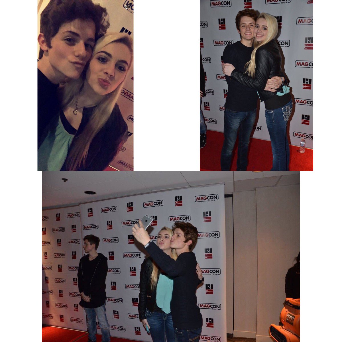 KilmerNicole's tweet photo. I can't believe it has already been a year since these pictures were taken at MAGCON in Houston. #MAGCONHouston @dylandauzat @MAGCONTOUR https://t.co/IEKs7qqcCq