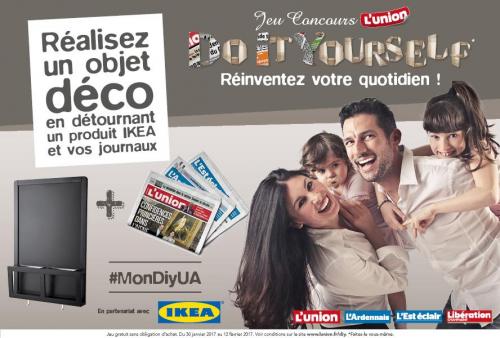 _lunion's tweet photo. Nouveau concours #DIY avec @UnionArdennais et @IKEA_France #Reims : pour participer répondez à notre quiz ! 😊💪 https://t.co/KZbgX4M8gk https://t.co/dHIi0fSs7A
