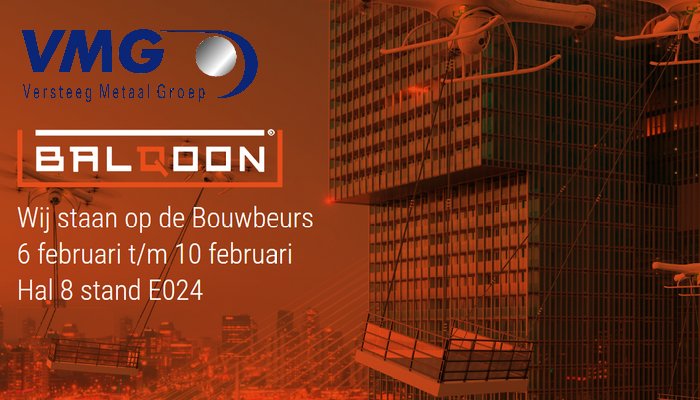 versteegmetaal's tweet photo. #VMG is als officieel partner van #BALQOON aanwezig op de #BouwBeurs in Utrecht, van 6 t/m 10 februari as. Bezoek ons op stand 8.E024! https://t.co/U2RkS2iie1