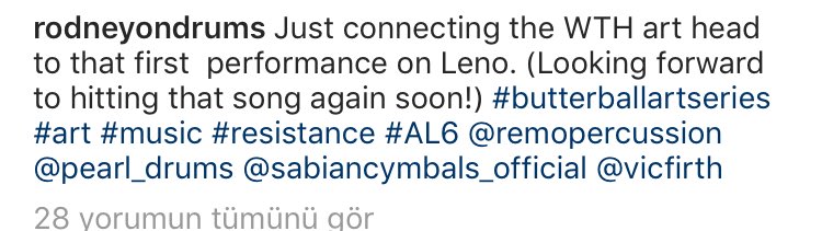 AvrilLavigneSay's tweet photo. Rodney via ig: 'Just connecting the WTH art head to that first performance on Leno. (Looking forward to hitting that song again soon!)' https://t.co/l6EnPLjEld