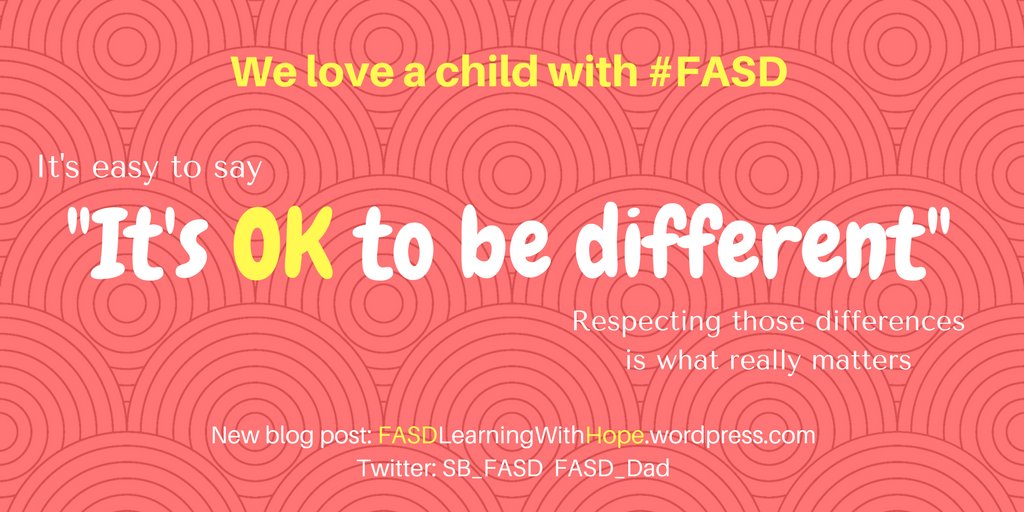 FASD_Mum's tweet photo. Moved to new twitter acct: please follow @SB_FASD
Regular readers: new blog post: Respecting brain differences #FASD
https://t.co/hievqE4AW5 https://t.co/m2XoJkSs8q