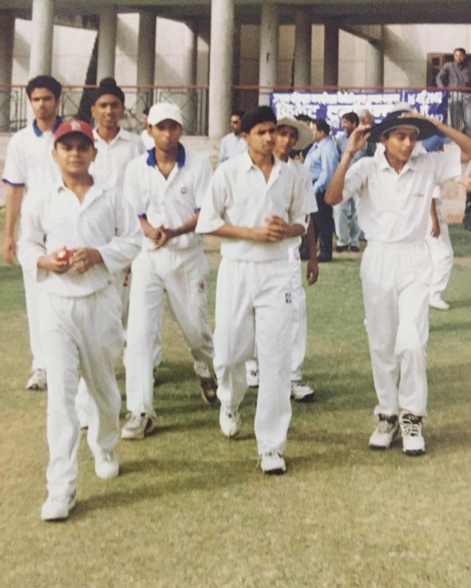 imVkohli's tweet photo. Major Throwback 😎😎 Good Old Days 😊😊 https://t.co/B91eQPGmlE