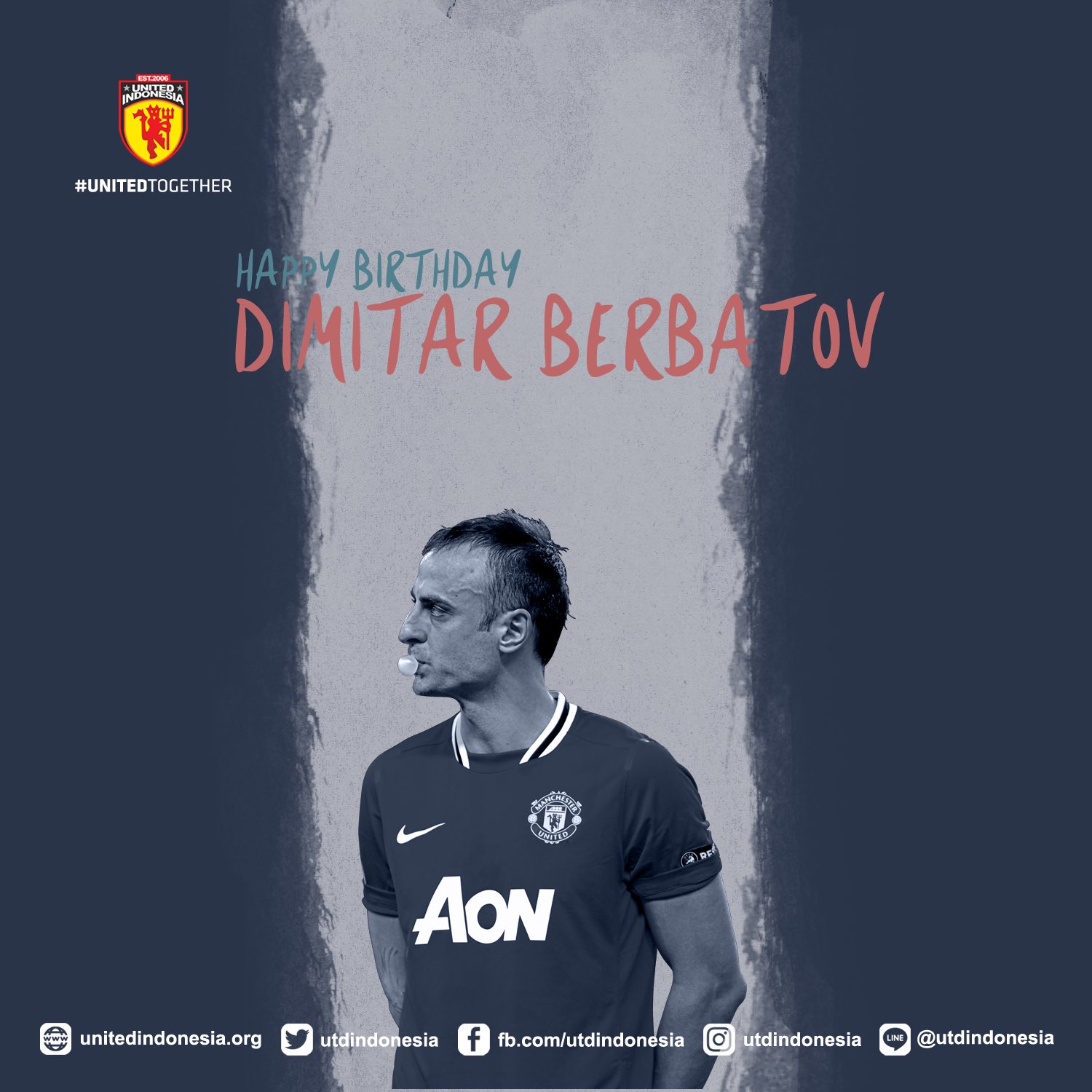 Happy Birthday Dimitar Berbatov (36). Wish you All the best from Indonesia!  