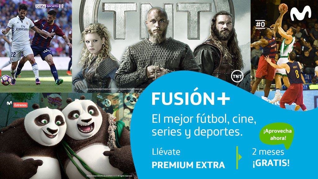 movistar_es's tweet photo. Aprovecha ahora de la mejor TV 😯 con #PREMIUMEXTRA  https://t.co/8PBQycp0GO
🔝 FÚTBOL
🔝 CINE
🔝 SERIES 
🔝 DEPORTES https://t.co/X2ZovswiS1