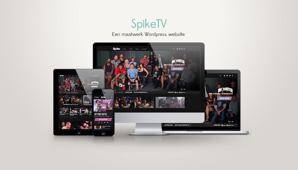 Unieke maatwerk website @SpikeTVNL door @Dutchwebdesign  #WordPress Check hier het ontwerp! bit.ly/2jlKqS3