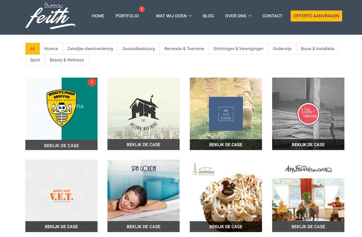 Op de hoogte blijven van nieuwe websites? Volg Bureau Feith op Instagram: bit.ly/2jJ3NTy en Facebook: facebook.com/bureaufeith