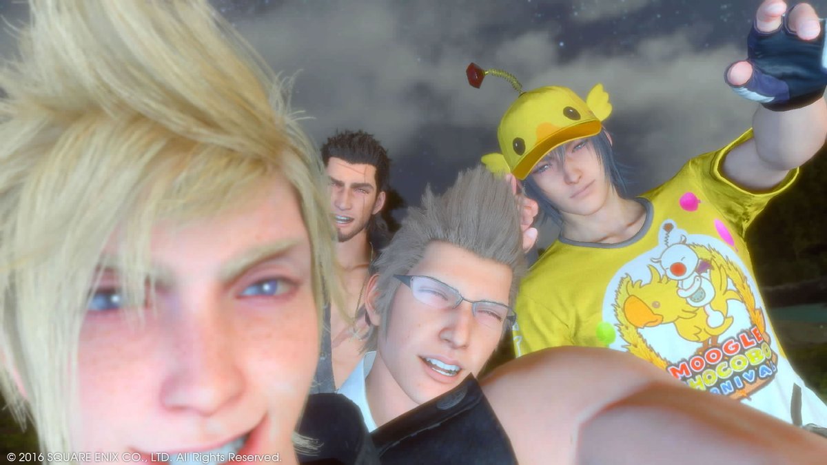 ffxvaddicted's tweet photo. This turns out good #FF15 #Prompto #Gladiolus #Ignis #Noctis #PromptosPOV #PS4share https://t.co/ZzulkEfRgj