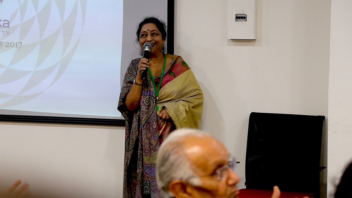 AshokaUniv's tweet image. 'We've actually completed the circle that makes education holistic' -Malabika Sarkar academic advisor, about sciences prog #foundersday2017