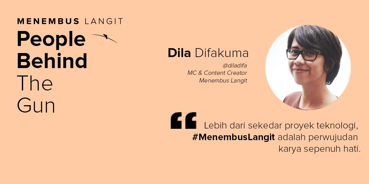#MenembusLangit People Behind The Gun: <a href="/diladifa/">k u m a .</a> MC &amp; Content Creator Menembus Langit.