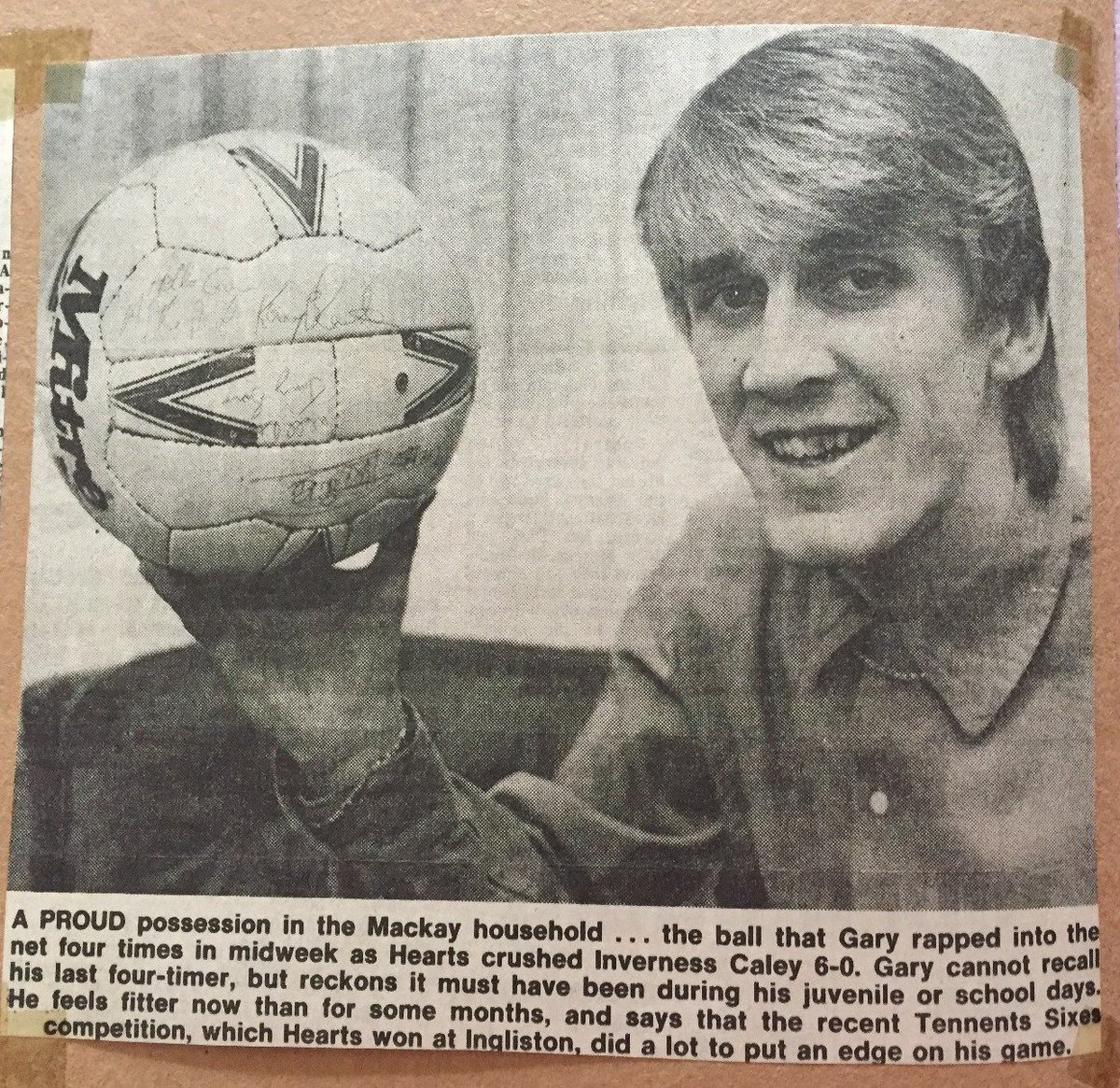 Hearts_Heritage's tweet photo. 32y ago
#GaryMackay
scored 4 (FOUR) vs #InvernessCaledonian
#Hearts 6 Inverness Caledonian 0 Scottish Cup
https://t.co/3SLOSUsAMY https://t.co/HY3RXuzLbV