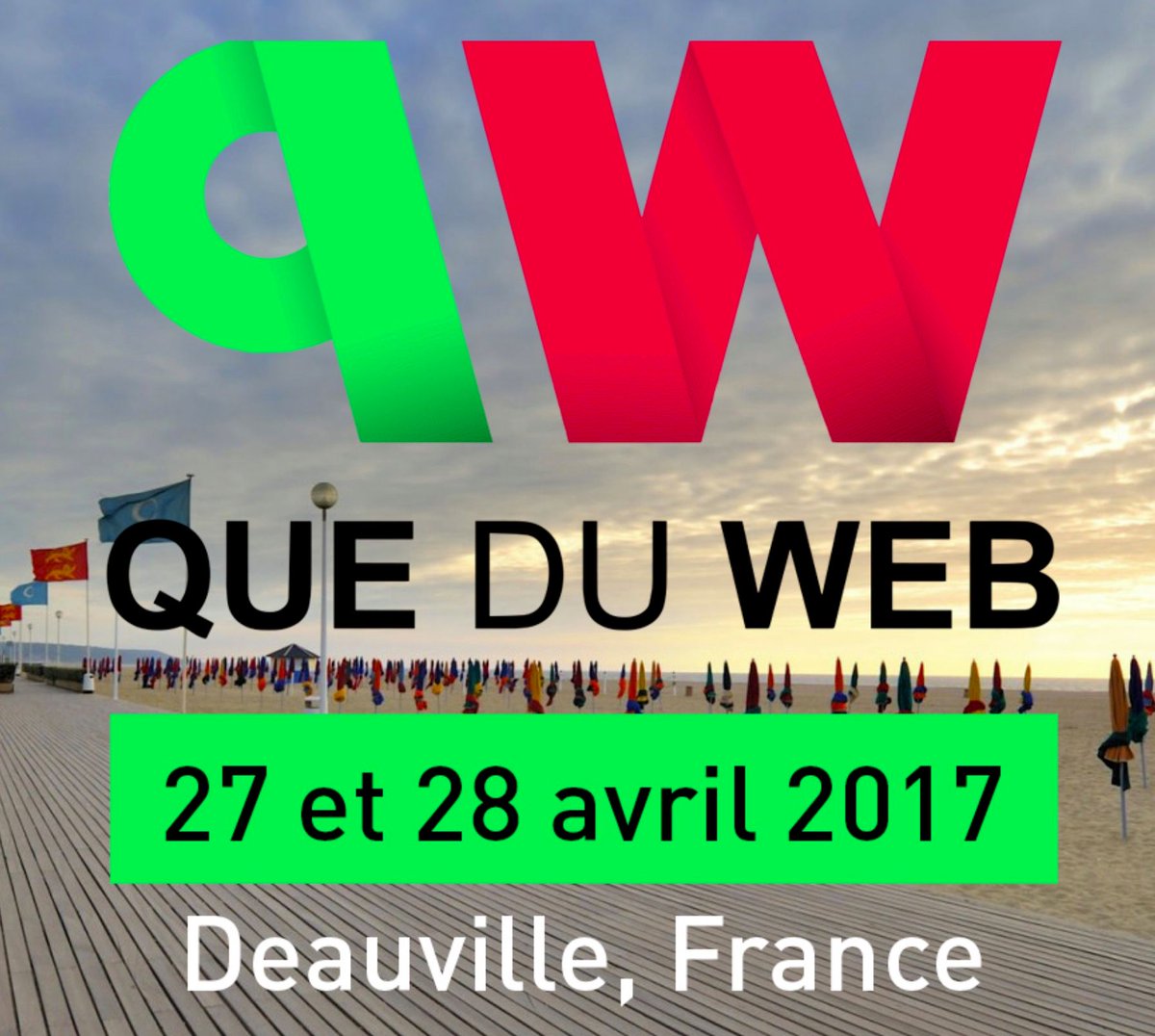 GPeyronnet's tweet photo. [TODO] S'inscrire à QueDuWeb 2017 aujourd'hui ou demain pour profiter du tarif le plus bas https://deauville.queduweb https://t.co/YlhJhxKHkE