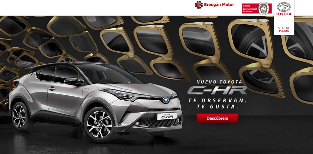 ToyotaBreogan's tweet photo. Diseñado para que te miren. Nuevo #ToyotaCHR. #TeObservan. Te gusta ➡https://t.co/mxK9GwVMsV https://t.co/0suLRYiDPl