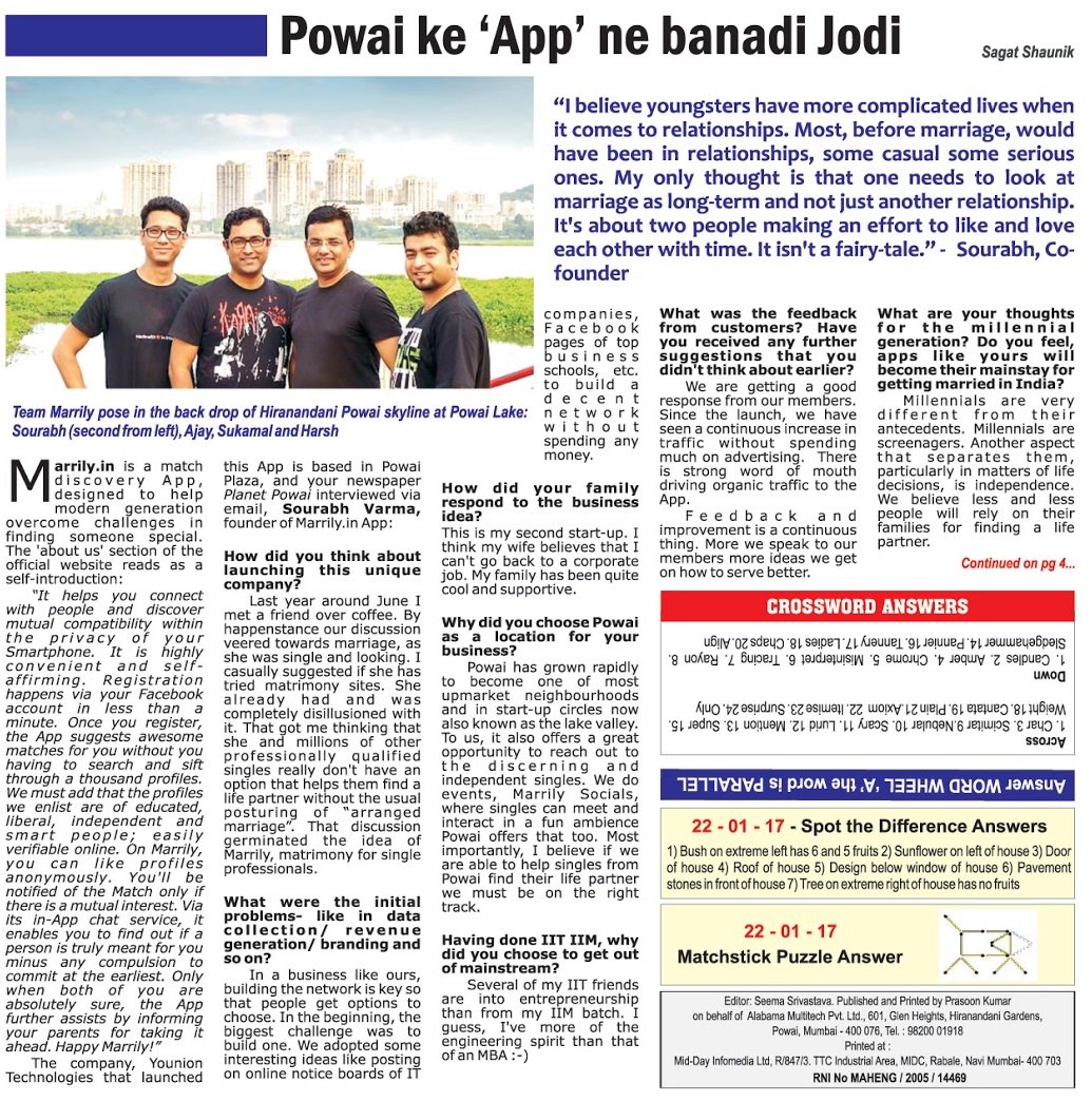 marrily_tweets's tweet photo. Marrily gets featured in @PlanetPowai 
Find the Love of Your Life on #Marrily, Download Now https://t.co/jCYgOukwzx https://t.co/fgYrpAO9Sa