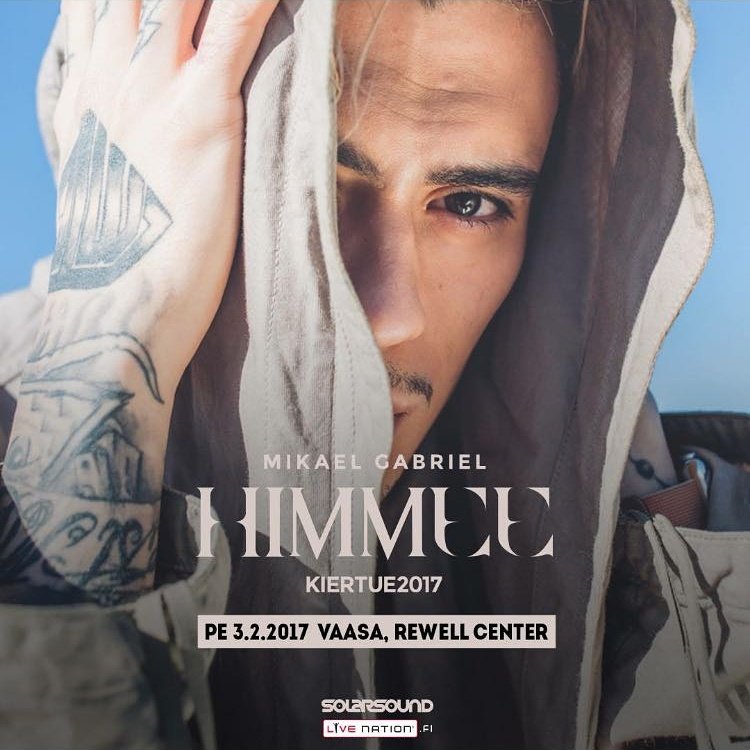 Osallistu kilpailuun! Arvomme 2 kahden hengen lippua Mikael Gabrielin konserttiin! Arvonta 2.2! #mikaelgabriel #himmee #parastapaikallista