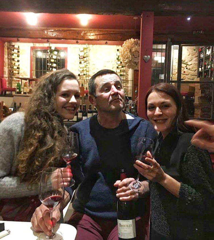 TerroirsWineBar's tweet photo. Team Terroirs and @Soif_SW11 enjoying some wine with #lapalu after a long day tasting at #lesaffranchis and #lesvinsdemesamie https://t.co/jcCptOdh7t