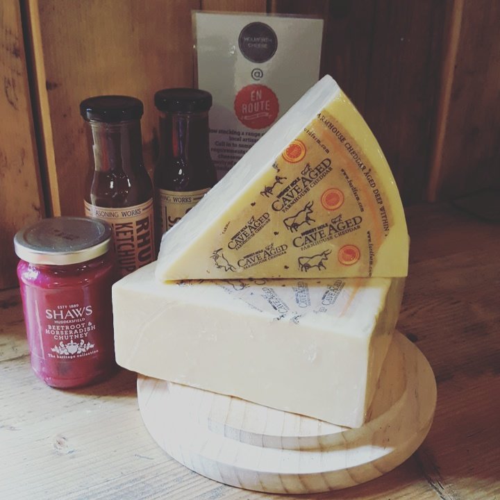 UkAbsolute's tweet image. Cave aged cheddar. Call in for a sample #lovecheese @HolmfirthEvents