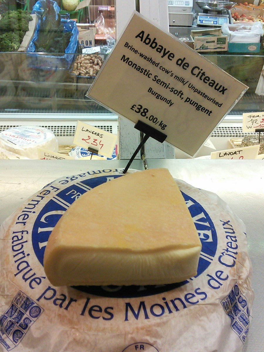 OxCheeseCo's tweet photo. #Cheeseoftheday genuinely Monastic produced washed-rind cow's milk from just south of Dijon just lovely https://t.co/CZOO32E38u