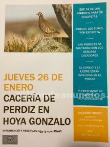 jaraysedal's tweet photo. Caceria perdiz jueves 26 de enero #Albacete #caza https://t.co/TyejkoX35G https://t.co/EfLeYEvVO2