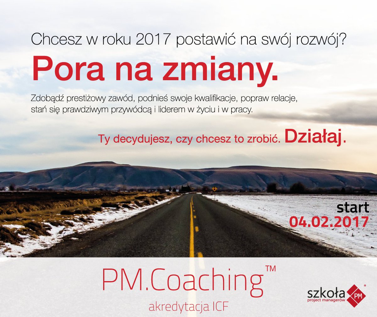 SzkolaPm's tweet photo. Już 4.02 rusza kolejna edycja kursu PM.Coaching w @SzkolaPm - przygotowujący do akredytacji ICF. ☺️ 🏃 👍https://t.co/lbktKadPAO https://t.co/3tmzMEsJR1