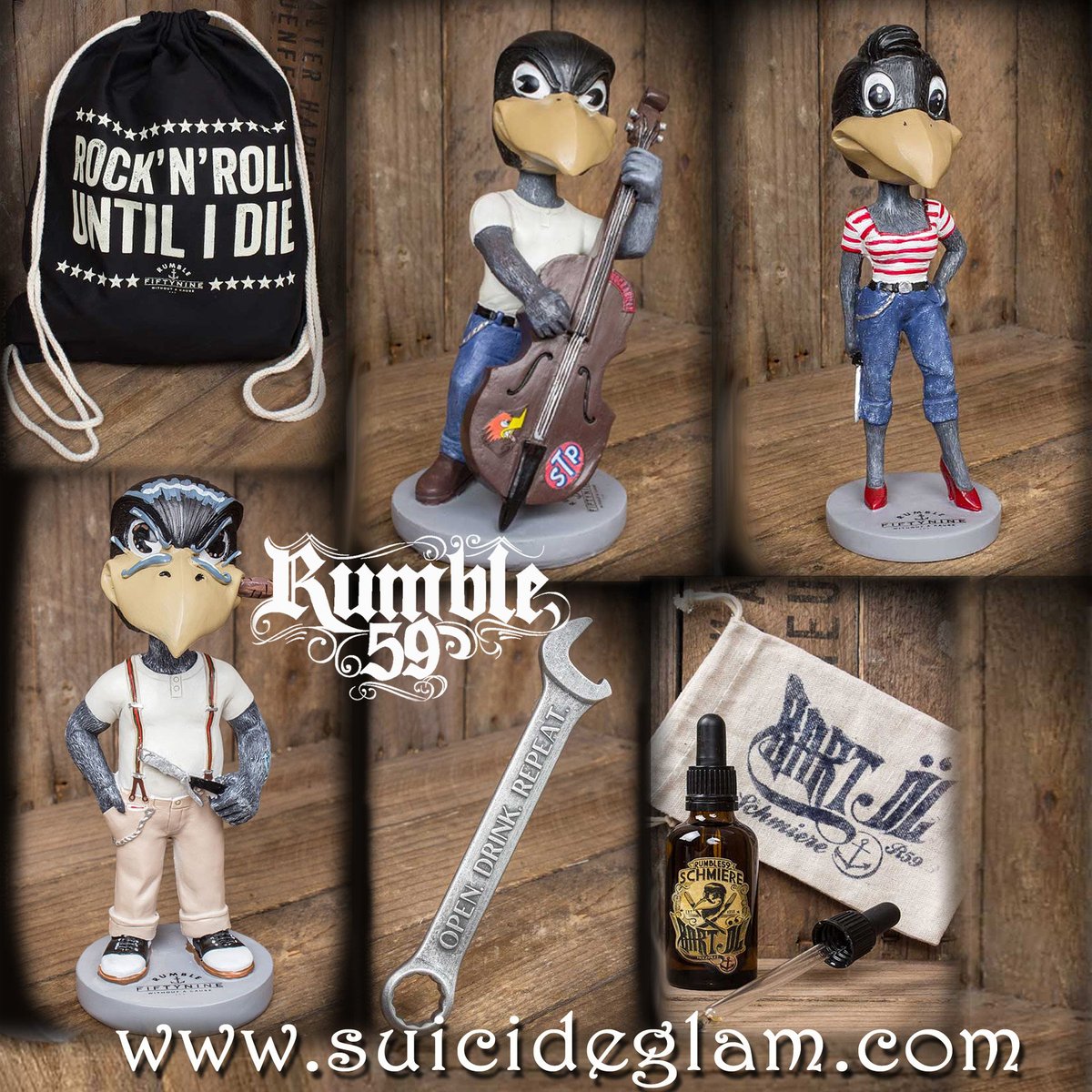 suicideglam's tweet photo. brandnew #Schmiere #Rumble59 Wobblers just arrived
check out our #Rockabilly Onlineshop for more https://t.co/9s75Hp8Nl7
we ship worldwide https://t.co/LDhOFid52Q