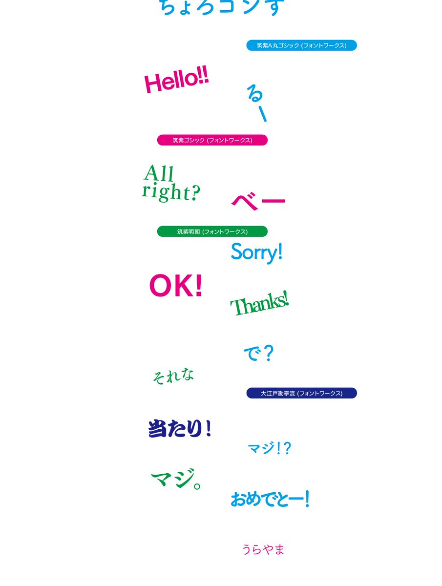 アニメのフォント على تويتر 小林さんちのメイドラゴン Ed 筑紫a丸ゴシック 筑紫ゴシック 筑紫明朝 大江戸勘亭流 T Co E6xsgbogi5 Maidragon 筑紫a丸ゴシック 筑紫ゴシック 筑紫明朝 大江戸勘亭流