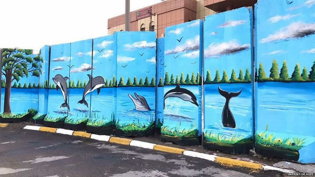 BBCWorld's tweet photo. Beautifying Baghdad: Colouring in a city of walls

https://t.co/HHjcJPSm5F https://t.co/BMoEouhJhP