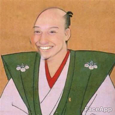 FaceAppというアプリ面白いｗ色んな偉人の顔を笑顔に出来るよｗｗｗ