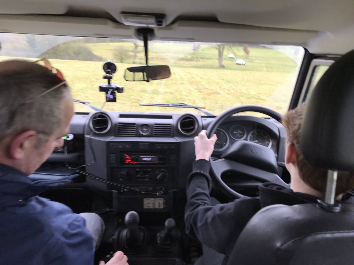 d_hemming's tweet photo. Fab Sunday spent with my lads first driving lesson @LandRover_UK @StartOffRoad driving #Defenders. The only problem is I didn't get a go!! https://t.co/yaIPyXQMS8