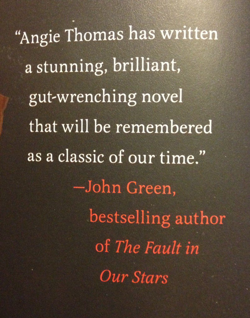 laurieannforest's tweet photo. THE HATE U GIVE @acthomasbooks #ImportantYA #YAlit #BlackLivesMatter #2017debut - pic from the book jacket ❤️ ❤️❤️ https://t.co/WVYEvJg9SU