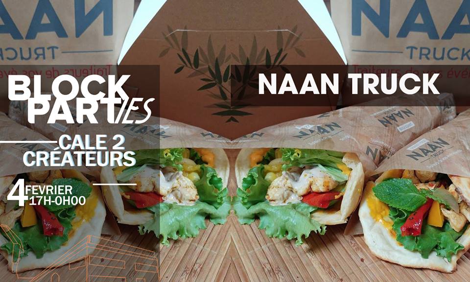 blockpartyprod's tweet photo. #Foodtruck Naan Truck pour vous régaler à la #BLOCKPARTies ! Rdv samedi 4 février 17h-00h à la Cale 2 Créateurs https://t.co/UgJs56wBPT https://t.co/rUIPwGCGLh