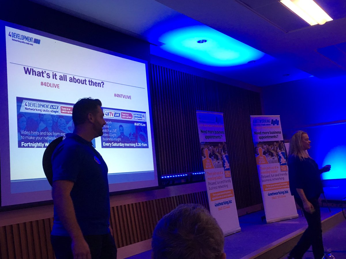 DursleyRam's tweet photo. Update at #4nAcc17 - @SocialMediaTodd & Sheena (lightening training) talking about #4ntvlive (8.30am Sat) #4dlive (Wed eve) @4nhq via FB https://t.co/OfRZDqUdiv