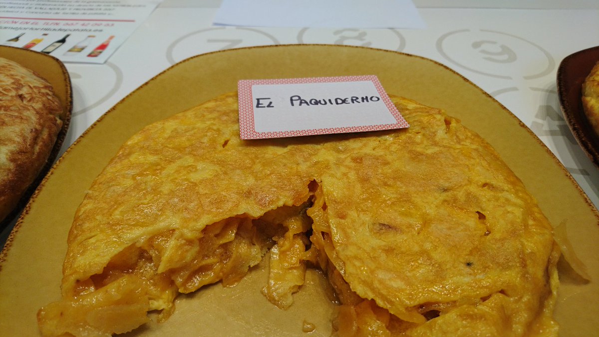 _paladarytomar's tweet photo. Tercer semifinalista #lamejortortilla2017 @CafePaquidermo
@Inmawine @CuatroRayas @Gregorio_diez @Conmicas @Ohara911 @EIC_Valladolid https://t.co/ra5ReKIwgW